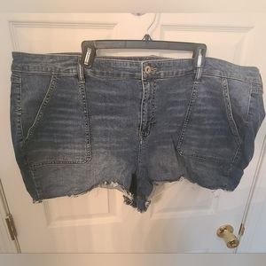 Size 28 Torrid Denim Cut Off Shorts